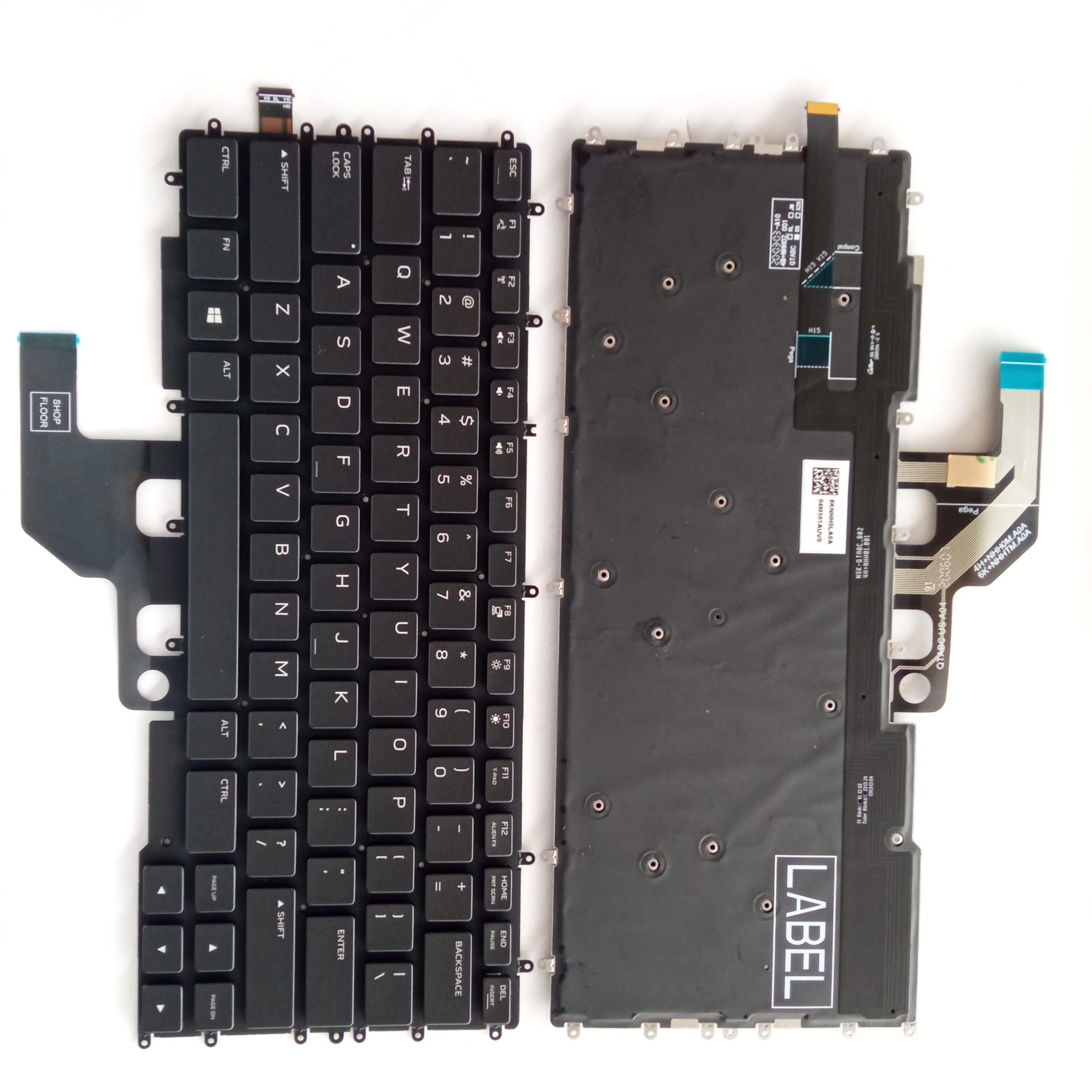 Picture of New Replacement Laptop Keyboard For DELL G7 7500 colorful backlight BLACK Backlit US Layout